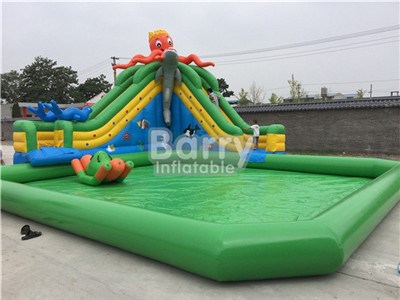 Free Design Giant Octopus Water Park Inflatable China 20 Years Factory  BY-AWP-110